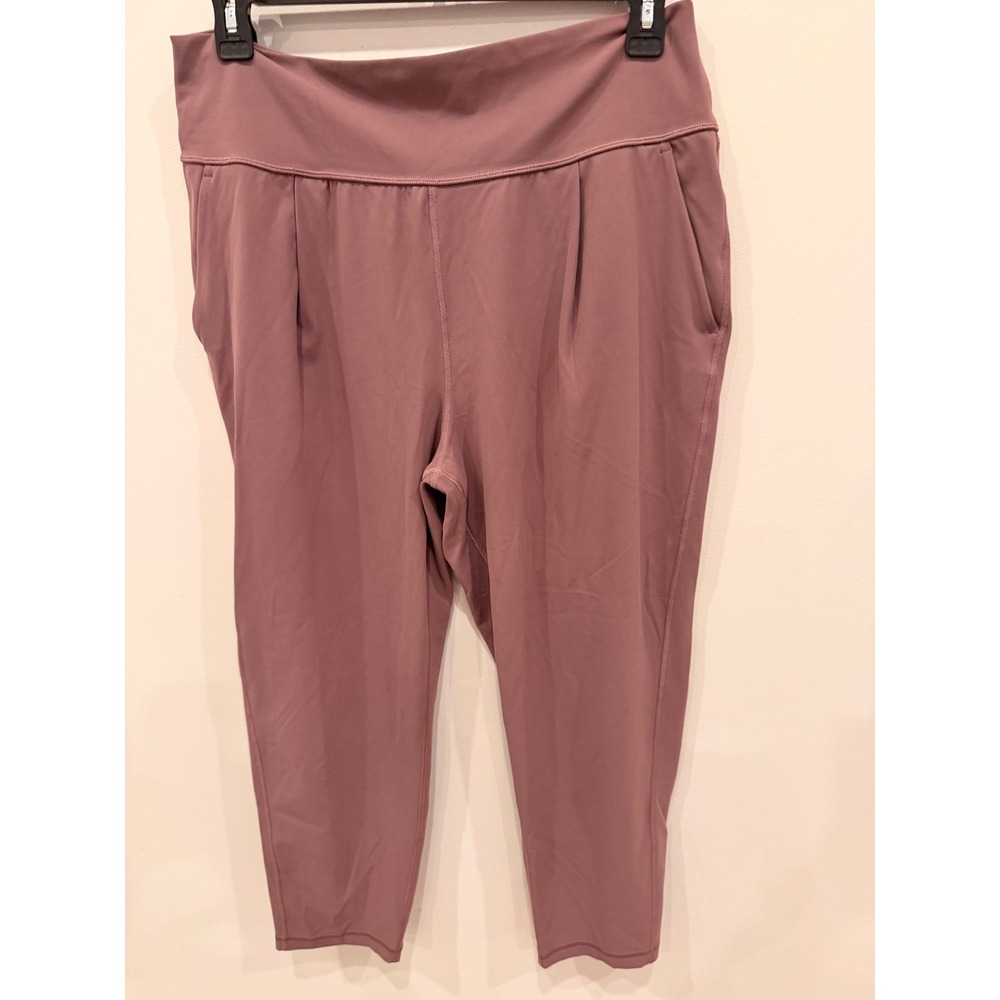 Athleta Elation Ankle Pant Women's XL ‎ Mauve Stretch Active Yoga Jogger Style